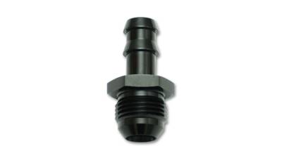 Adapter Fittings - Hose Barb Adapters - Vibrant Performance - Vibrant Performance - 11211 - Male AN to Hose Barb Straight Adapter Fitting; Size: -6AN Hose Size: 5/16 in.
