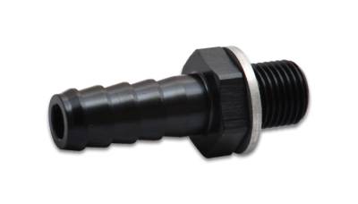 Adapter Fittings - Hose Barb Adapters - Vibrant Performance - Vibrant Performance - 11409 - Metric to Barb Fitting (Male M10 x 1.0 to 1/8 in. Barb) Aluminum