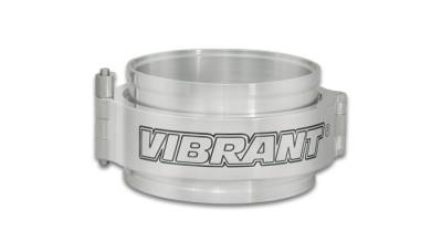 Vibrant Performance - 12517P - HD Clamp Assembly for 3.5 in. OD Tubing - Polished Clamp