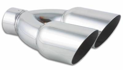 Exhaust - Exhaust Tips - Vibrant Performance - Vibrant Performance - 1333 - Dual 3.5 in. Round SS Tips (Single Wall, Angle Cut)