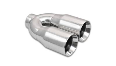 Exhaust - Exhaust Tips - Vibrant Performance - Vibrant Performance - 1339 - Dual 3.5 in. Round SS Tips (Double Wall, Straight Cut)