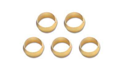 Vibrant Performance - 16464 - Pack of 5, Brass Olive Inserts; Size 1/4 in.