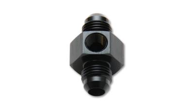 Adapter Fittings - AN to AN Adapters with NTP Port - Vibrant Performance - Vibrant Performance - 16474 - Male AN Flare Union Adapter with 1/8 in. NPT Port; Size: -4AN