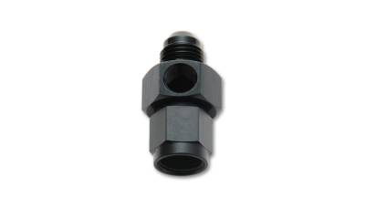Adapter Fittings - AN to AN Adapters with NTP Port - Vibrant Performance - Vibrant Performance - 16486 - Female AN to Male AN Flare Union Adapter with 1/8 in. NPT Port; Size: -6AN