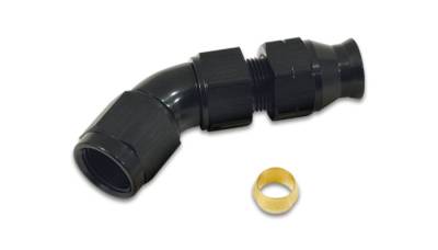 Vibrant Performance - 16555 - 45 Degree Tube to Female AN Adapter, Tube O.D. - 5/16 in.; AN Size: -6