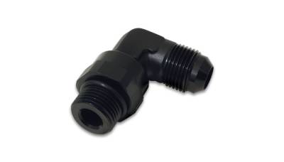 Adapter Fittings - AN to ORB Adapters - Vibrant Performance - Vibrant Performance - 16960 - 90 Degree Swivel Adapter, Size: -6 AN to -6 ORB