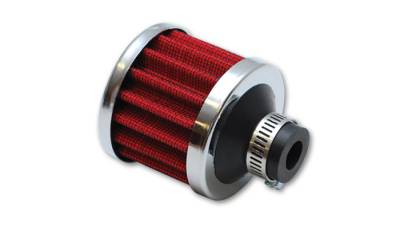 Vibrant Performance - Air, Oil & Fuel Filters - Vibrant Performance - Vibrant Performance - 2167 - Crankcase Breather Filter w/ Chrome Cap, 1/2 in. Inlet I.D.