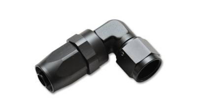 Vibrant Performance - 21986 - Elbow Forged Hose End Fitting, 90 Degree; Size: -6AN
