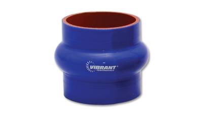 Vibrant Performance - 2729B - Hump Hose Coupler, 1.50 in. I.D. x 3.00 in. long - Blue
