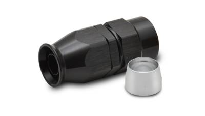 Vibrant Performance - 28008 - Straight High Flow Hose End Fitting for PTFE Lined Flex Hose, -8AN