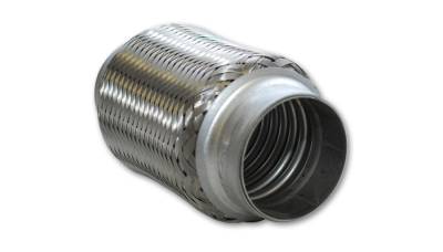 Exhaust - Stainless Steel Flex Couplings - Vibrant Performance - Vibrant Performance - 64404 - Standard Flex Coupling Without Inner Liner, 1.75 in. I.D. x 4 in. Long