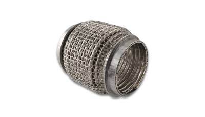 Exhaust - Stainless Steel Flex Couplings - Vibrant Performance - Vibrant Performance - 66804 - LiteFlex Coupling with Interlock Liner, 2.50" I.D. x 4.00" Long