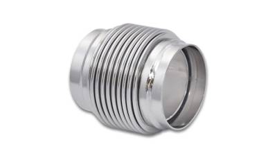 Exhaust - Stainless Steel Flex Couplings - Vibrant Performance - Vibrant Performance - 68683 - Bellows Assembly with Solid Liner, 2.25 I.D. x 3 in. long - Electro Polished