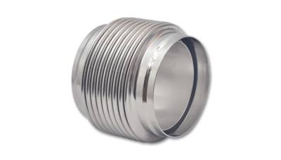 Exhaust - Stainless Steel Flex Couplings - Vibrant Performance - Vibrant Performance - 68944 - Bellows Assembly with Solid Liner, 4.00 in. I.D. x 4 in. long - Electro Polished