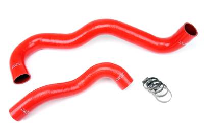 HPS Silicone Radiator Coolant Hose Kits - Ford - HPS Silicone Hose - HPS Red Reinforced Silicone Radiator Hose Kit Coolant for Ford 03-07 F550 Superduty 6.0L Diesel w/ Twin Beam Suspension
