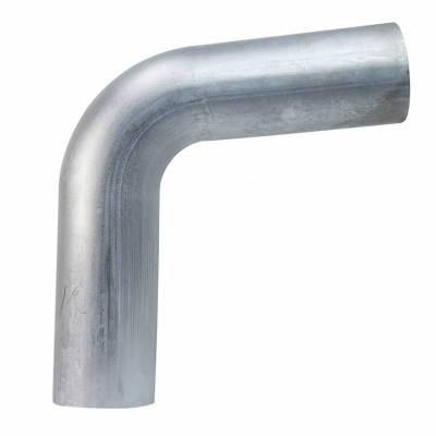 HPS 4" OD 80 Degree Bend 6061 Aluminum Elbow Pipe 16 Gauge w/ 5 1/2" CLR