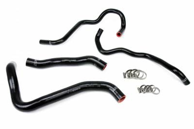 HPS Black Reinforced Silicone Radiator + Heater Hose Kit for Honda 13-17 Accord 3.5L V6 LHD