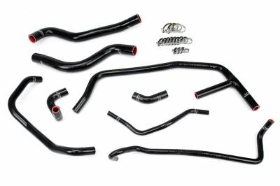 HPS Silicone Radiator and Heater Coolant Hose Kits - Ford - HPS Silicone Hose - HPS Black Reinforced Silicone Radiator and Heater Hose Kit Coolant for Ford 2015-2019 Mustang Ecoboost 2.3L Turbo
