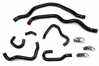 HPS Black Reinforced Silicone Radiator and Heater Hose Kit Coolant for Honda 00-05 S2000