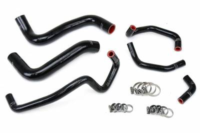 HPS Silicone Radiator and Heater Coolant Hose Kits - Toyota - HPS Silicone Hose - HPS Black Reinforced Silicone Radiator Hose + Heater Hose Kit Coolant for Lexus 03-09 GX470 4.7L V8 Left Hand Drive