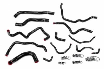 HPS Silicone Radiator and Heater Coolant Hose Kits - Mazda - HPS Silicone Hose - HPS Black Silicone Radiator + Heater Hose Kit for 2006-2007 Mazda Mazdaspeed 6 2.3L Turbo