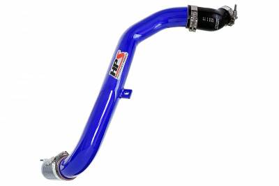 HPS Intercooler Hot Charge Pipes - Hyundai - HPS Silicone Hose - HPS Blue 2.5" Intercooler Pipe for 13-17 Hyundai Veloster 1.6L Turbo