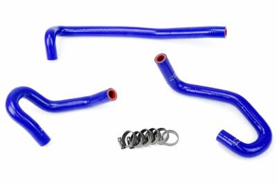 HPS Silicone Hose - HPS Blue Reinforced Silicone Heater Hose Kit for Toyota 00-06 Tundra V8 4.7L Left Hand Drive