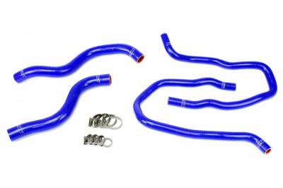 HPS Blue Reinforced Silicone Radiator + Heater Hose Kit for Honda 13-17 Accord 2.4L LHD