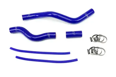 HPS Blue Reinforced Silicone Radiator Hose Kit Coolant for Honda 01-05 Civic 1.7L Automatic Trans.