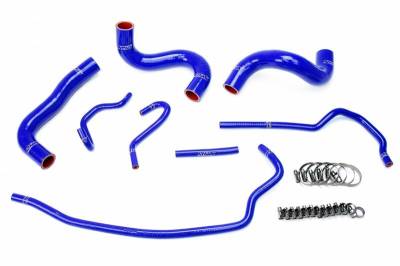 HPS Blue Reinforced Silicone Radiator Hose Kit Coolant for Toyota 09-13 Corolla 1.8L