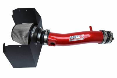 HPS Performance Cold Air Intake Kit 16-19 Toyota Tacoma 3.5L V6, Includes Heat Shield, Red