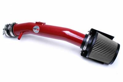 HPS Performance Shortram Air Intake 2004-2008 Nissan Maxima V6 3.5L, Includes Heat Shield, Red