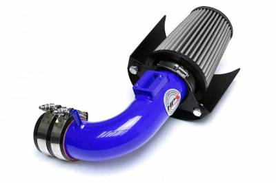 HPS Shortram Air Intake Kit - Honda - HPS Silicone Hose - HPS Performance Shortram Air Intake 2015-2018 Honda Fit 1.5L, Includes Heat Shield, Blue