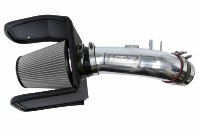 HPS Performance Air Intake Kit - Toyota - HPS Silicone Hose - HPS Polish Cold Air Intake Kit with Heat Shield for 08-20 Lexus LX570 5.7L V8