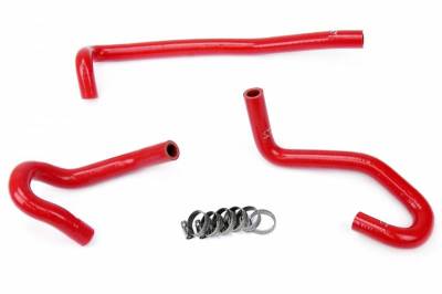 HPS Silicone Hose - HPS Red Reinforced Silicone Heater Hose Kit for Toyota 00-06 Tundra V8 4.7L Left Hand Drive