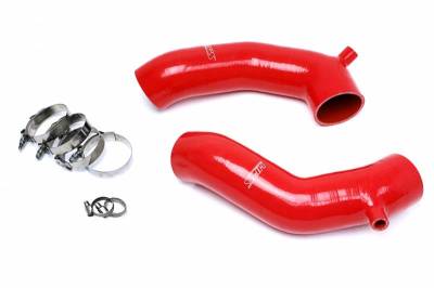 HPS Red Reinforced Silicone Post MAF Air Intake Hose Kit for Infiniti 14-16 Q70 5.6L V8
