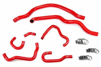 HPS Red Reinforced Silicone Radiator and Heater Hose Kit Coolant for Honda 00-05 S2000