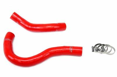 HPS Red Reinforced Silicone Radiator Hose Kit Coolant for Acura 02-06 RSX
