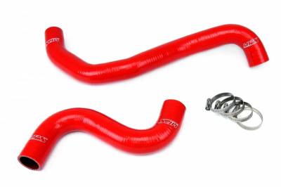 HPS Red Reinforced Silicone Radiator Hose Kit Coolant for Nissan 09-13 GTR
