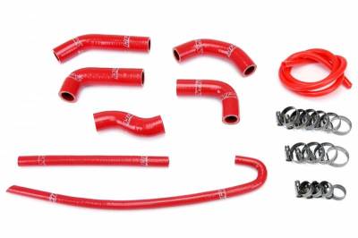HPS Red Reinforced Silicone Radiator Hose Kit for Honda 00-10 XR650R