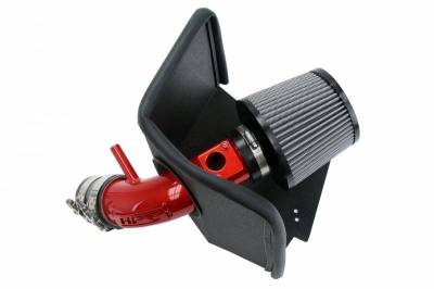HPS Red Shortram Air Intake Kit with Heat Shield for 17-18 Toyota Corolla iM 1.8L