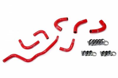 HPS Silicone Engine Oil Cooler Coolant Hose Kits - Honda - HPS Silicone Hose - HPS Red Silicone Oil Cooler and Throttle Body Hose Kit for 2006-2009 Honda S2000 2.2L