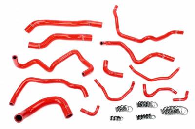 HPS Silicone Radiator and Heater Coolant Hose Kits - Mazda - HPS Silicone Hose - HPS Red Silicone Radiator + Heater Hose Kit for 2006-2007 Mazda Mazdaspeed 6 2.3L Turbo
