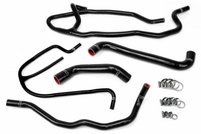 HPS Silicone Radiator and Heater Coolant Hose Kits - Chevrolet - HPS Silicone Hose - HPS Reinforced Black Silicone Radiator + Heater Hose Kit Coolant for Chevy 2008 Corvette 6.2L V8