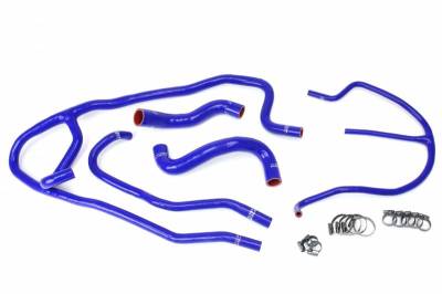 HPS Silicone Radiator and Heater Coolant Hose Kits - Chevrolet - HPS Silicone Hose - HPS Reinforced Blue Silicone Radiator + Heater Hose Kit Coolant for Chevy 09-13 Corvette Z06 LS7 7.0L V8
