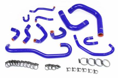 HPS Silicone Hose - HPS Reinforced Blue Silicone Radiator + Heater Hose Kit Coolant for Toyota 89-92 Pickup 3.0L V6 Left Hand Drive - Image 2