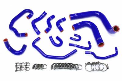 HPS Silicone Hose - HPS Reinforced Blue Silicone Radiator + Heater Hose Kit Coolant for Toyota 93-95 Pickup 3.0L V6 Left Hand Drive - Image 2