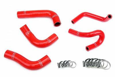 HPS Silicone Radiator and Heater Coolant Hose Kits - Mazda - HPS Silicone Hose - HPS Reinforced Red Silicone Radiator + Heater Hose Kit Coolant for Mazda 94-97 Miata 1.8L
