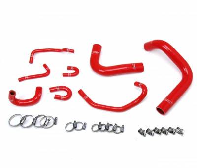 HPS Silicone Hose - HPS Reinforced Red Silicone Radiator Hose Kit Coolant for Toyota 89-95 Pickup 3.0L V6 - Image 2