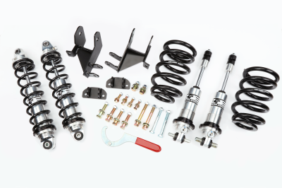 Coil-Over Kit, GM. 64-67 A-Body, SB, Single Adj. Bolt-on, front and rear.